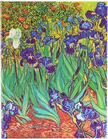 2024-2025 18-Month Paperblanks Diary Van Gogh’s Irises Ultra VER | Week-at-a-Time Jul24-Dec25.