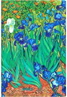 Paperblanks Van Gogh’s Irises Mini | Week-at-a-Time 2025 Diary HOR