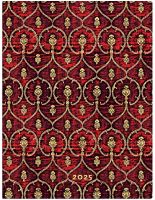 Paperblanks Red Velvet Flexi Ultra | Week-at-a-Time 2025 Diary VER (NEW) (PRE-ORDER)