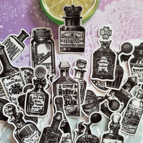 Stickers - Vintage Perfumes (25pcs bag)