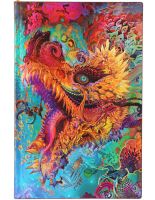 Paperblanks Humming Dragon Flexi Maxi SOFTCOVER DOT-GRID (NEW).