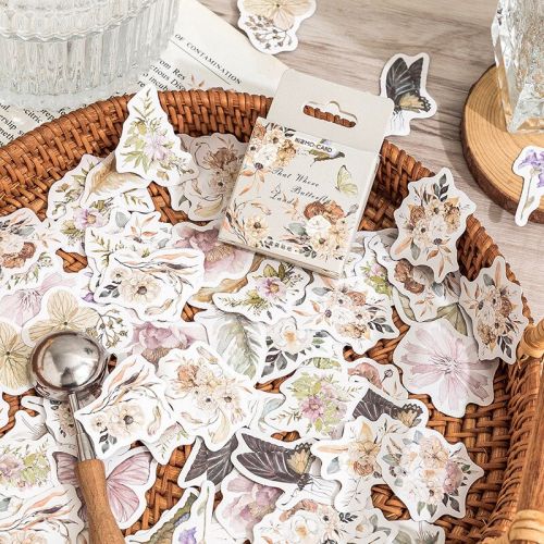 Stickers - Box - Where the Butterfly Lands (46pcs)(NEW)