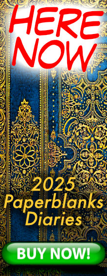 HERE NOW - 2025 Paperblanks Diaries - order today for immediate delivery - BUY NOW