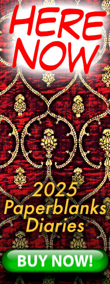 HERE NOW - 2025 Paperblanks Diaries - order today for immediate delivery - BUY NOW