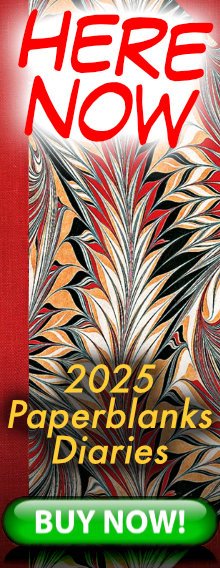 HERE NOW - 2025 Paperblanks Diaries - order today for immediate delivery - BUY NOW