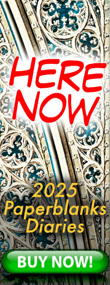 HERE NOW - 2025 Paperblanks Diaries - order today for immediate delivery - BUY NOW