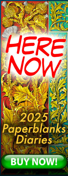 HERE NOW - 2025 Paperblanks Diaries - order today for immediate delivery - BUY NOW